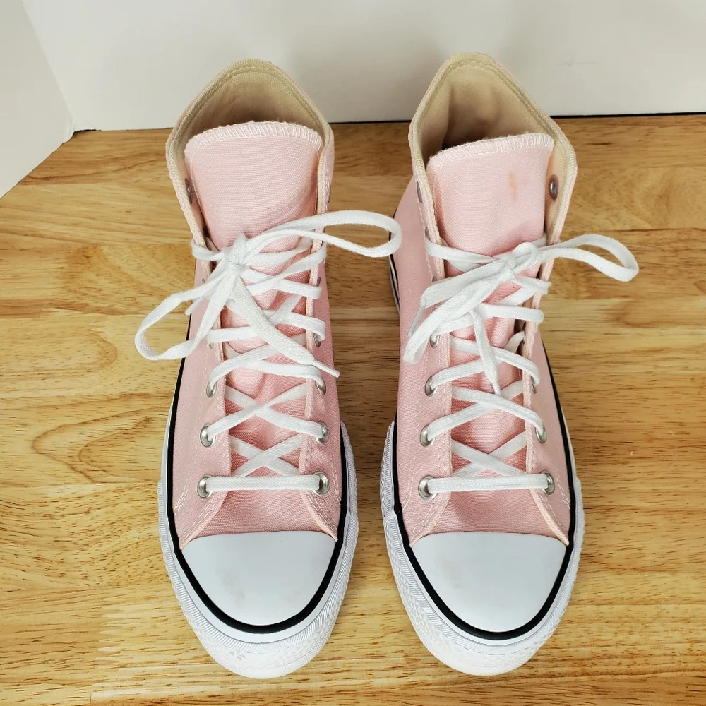 Converse Chuck Taylor All Star Lift Platform Sneakers Womens Size 9 Pink - Picture 4 of 13